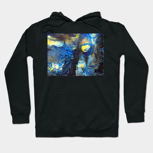 Dragon Age Origins Morrigan Starry Night Hoodie by Starry Night